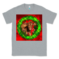Heather Grey christmas red angus calf Classic Tee - LillyAllenDesigns