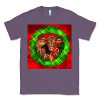 Lavender christmas red angus calf Classic Tee - LillyAllenDesigns