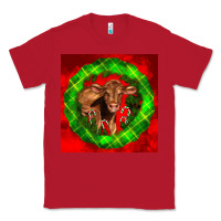 Red christmas red angus calf Classic Tee - LillyAllenDesigns