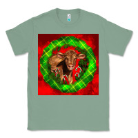 Sage christmas red angus calf Classic Tee - LillyAllenDesigns