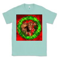 Seafoam christmas red angus calf Classic Tee - LillyAllenDesigns