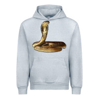 Heather Grey king cobra snake Urban Hoodie - LillyAllenDesigns