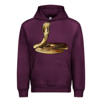 Mauve Wine king cobra snake Urban Hoodie - LillyAllenDesigns