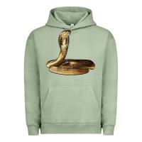 Pigment Oil Green king cobra snake Urban Hoodie - LillyAllenDesigns
