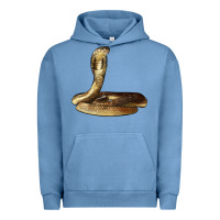 Pigment Pebble Blue king cobra snake Urban Hoodie - LillyAllenDesigns