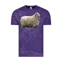 Cloud Purple lincoln sheep Vintage Tee - LillyAllenDesigns