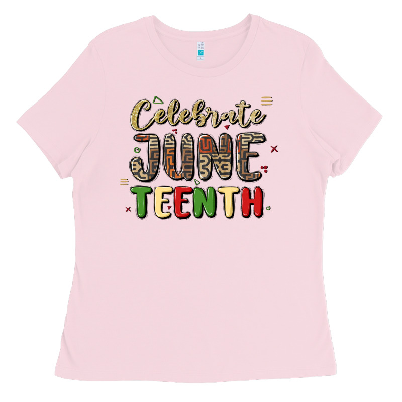 Celebrate Juneteenth Ladies Tee by MaliasSmallBusiness | Teevron