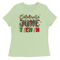 Matcha celebrate juneteenth Ladies Tee - MaliasSmallBusiness