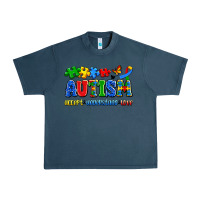 Midnight Navy autism accept understand love Urban Heavy Tee - Artiststas