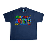 Navy autism accept understand love Urban Heavy Tee - Artiststas