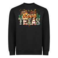 Black Love Texas 4th of july Heavyweight Sweatshirt - HowdyJamesFarm