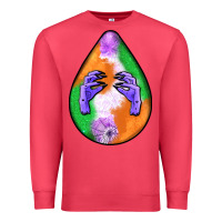 Cardinal halloween hands teardrop Premium Sweatshirt - BundleAndBundleShop