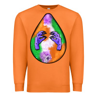 Carrot halloween hands teardrop Premium Sweatshirt - BundleAndBundleShop