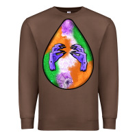 Chestnut halloween hands teardrop Premium Sweatshirt - BundleAndBundleShop