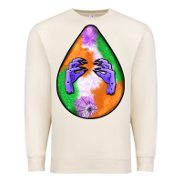 Sandshell halloween hands teardrop Premium Sweatshirt - BundleAndBundleShop