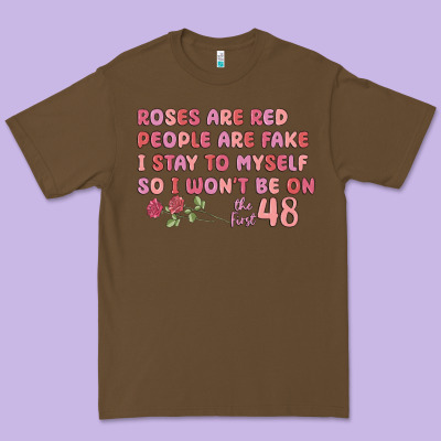 Roses Are Red Premium Tee Designed By Maliassmallbusiness