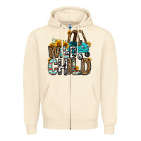 Sandshell wild child kids car Zipper Hoodie - OliviaCreatesArt