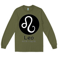 Army Green Leo Horoscope Long Sleeve Tee - Bettercallsaul