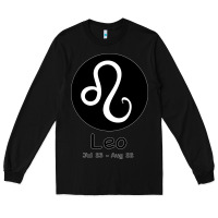 Black Leo Horoscope Long Sleeve Tee - Bettercallsaul