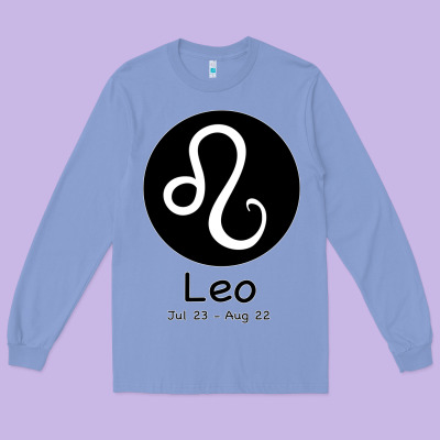 Leo Horoscope Long Sleeve Tee Designed By Bettercallsaul