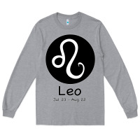 Heather Grey Leo Horoscope Long Sleeve Tee - Bettercallsaul
