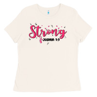 Bone strong joshua 1 9 Ladies Tee - MaliasSmallBusiness