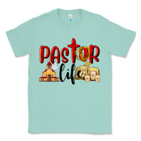 Seafoam Pastor Life Classic Tee - LillyAllenDesigns
