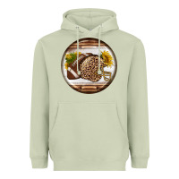 Matcha american football round earrings Heavyweight Hoodie - BundleAndBundleShop