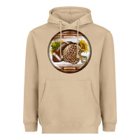 American Football Round Earrings Heavyweight Hoodie | Teevron