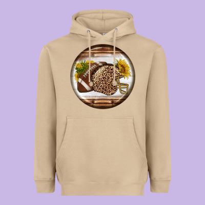 American Football Round Earrings Heavyweight Hoodie Designed By Bundleandbundleshop