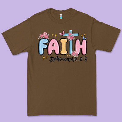 Faith Ephesians 2 8 Premium Tee Designed By Maliassmallbusiness