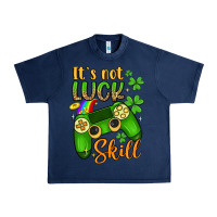 Navy it s not luck skill Urban Heavy Tee - Artiststas