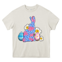 Cream easter bunny wıth easter eggs Heavy Core Tee - AdoDesignShop