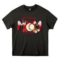 Asphalt baseball mom Heavy Core Tee - MaliasSmallBusiness