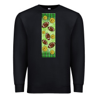 Black american football with lightning bolt  pen wrap Premium Sweatshirt - BundleAndBundleShop