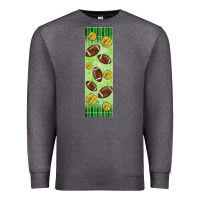 Charcoal Heather american football with lightning bolt  pen wrap Premium Sweatshirt - BundleAndBundleShop