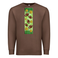 Chestnut american football with lightning bolt  pen wrap Premium Sweatshirt - BundleAndBundleShop