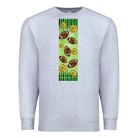Heather Grey american football with lightning bolt  pen wrap Premium Sweatshirt - BundleAndBundleShop