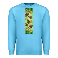 Ocean Blue american football with lightning bolt  pen wrap Premium Sweatshirt - BundleAndBundleShop