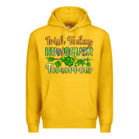 Lemon St. Patrick's Irish today hungover tomorrow Premium Hoodie - OliviaCreatesArt