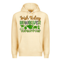 Pina Colada St. Patrick's Irish today hungover tomorrow Premium Hoodie - OliviaCreatesArt