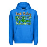 True Royal St. Patrick's Irish today hungover tomorrow Premium Hoodie - OliviaCreatesArt