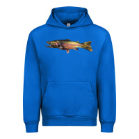 Cobalt Steelhead Trout Urban Hoodie - LillyAllenDesigns