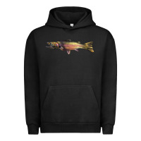 Pigment Black Steelhead Trout Urban Hoodie - LillyAllenDesigns