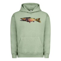 Pigment Oil Green Steelhead Trout Urban Hoodie - LillyAllenDesigns