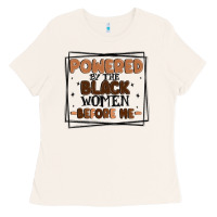 Bone powered by the black women before me Ladies Tee - MaliasSmallBusiness