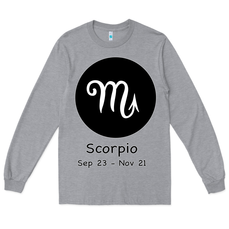 Scorpio Horoscope Long Sleeve Tee by Bettercallsaul | Teevron