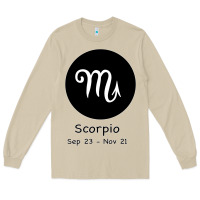 Mushroom Scorpio Horoscope Long Sleeve Tee - Bettercallsaul