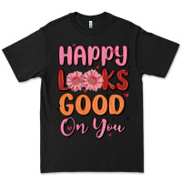 Black happy looks good on you Premium Tee - MaliasSmallBusiness