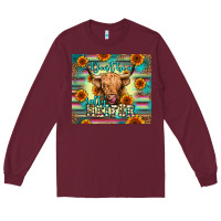 Burgundy don't be a salty heifer Long Sleeve Tee - Jasminsmagicworld